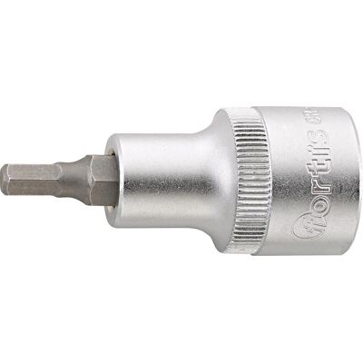 Fortis Modello 4317784706605 Inserto cacciavite cromato - 6x55mm - Impugnatura esagonale Fortis Modello 4317784706605 Inserto cacciavite cromato - 6x55mm - Impugnatura esagonale
