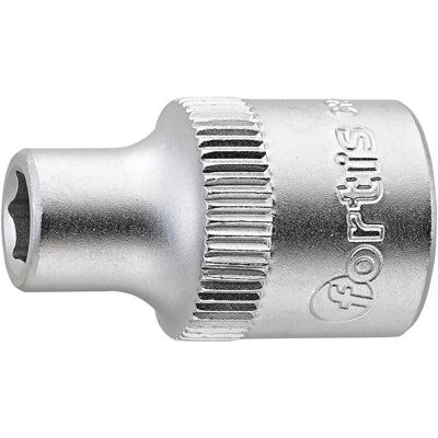 Fortis Steckschlüssel-Einsatz 3/8" - 9 mm, geschmiedet, chrom-verchromt Fortis Steckschlüssel-Einsatz 3/8" - 9 mm, geschmiedet, chrom-verchromt