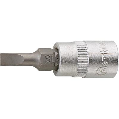 Fortis Schraubendreher-Einsatz - 36mm, Chrom-Vanadium, S2 Stahl - 1/4" Fortis Schraubendreher-Einsatz - 36mm, Chrom-Vanadium, S2 Stahl - 1/4"