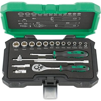 Fortis Modello 4317784707800 Set di chiavi - 18 pezzi Fortis Modello 4317784707800 Set di chiavi - 18 pezzi