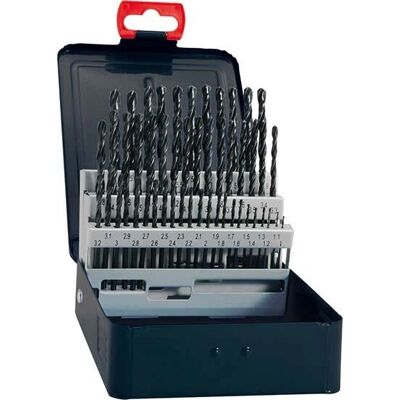 Fortis 4317784709224 juego de brocas - Espiral, HSS, DIN 338 Fortis 4317784709224 juego de brocas - Espiral, HSS, DIN 338