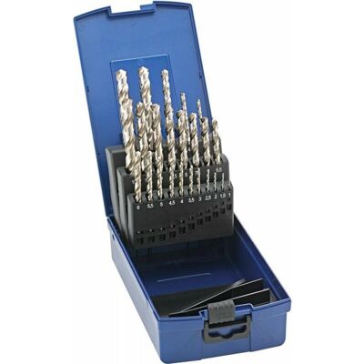 Fortis - Spiralbohrer-Set DIN 338 Hsse Typ N 1-10,5mm Fortis - Spiralbohrer-Set DIN 338 Hsse Typ N 1-10,5mm