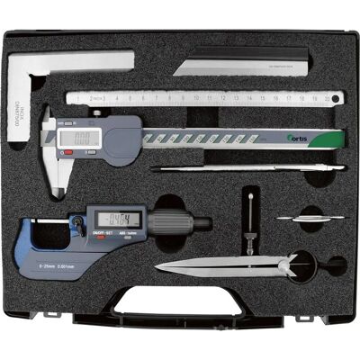 Fortis 4317784717274 Digitales Messwerkzeug-Set - Werkzeugsatz Fortis 4317784717274 Digitales Messwerkzeug-Set - Werkzeugsatz