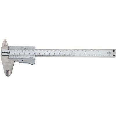 Fortis 4317784717564 Calibrador - Sin paralaje, 150mm, Acero inoxidable Fortis 4317784717564 Calibrador - Sin paralaje, 150mm, Acero inoxidable