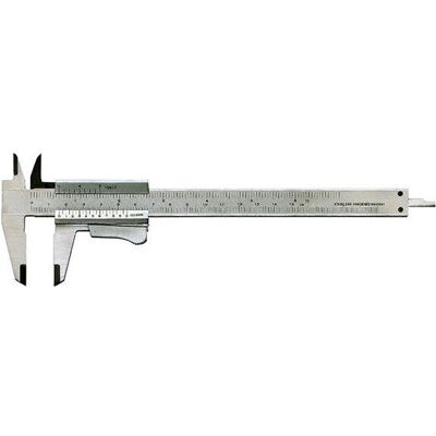 Fortis Calibro - 150mm Precisione - Acciaio Inox - DIN 862 - Strumento Compatto Fortis Calibro - 150mm Precisione - Acciaio Inox - DIN 862 - Strumento Compatto