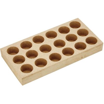 Fortis 4317784721035 Parte di Fresatrice - Base in Legno ER16 - 10 Fori Fortis 4317784721035 Parte di Fresatrice - Base in Legno ER16 - 10 Fori