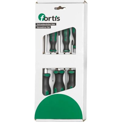 Fortis Modell 4317784727129 6-teilig Schraubendreher-Set - Schwarz Fortis Modell 4317784727129 6-teilig Schraubendreher-Set - Schwarz