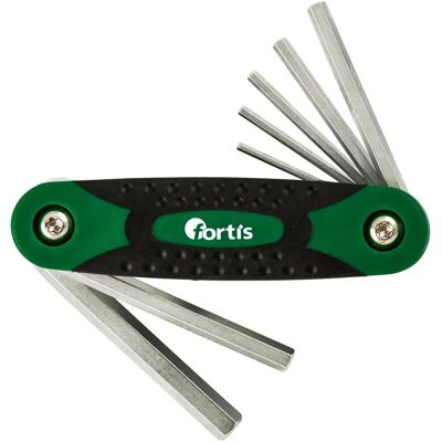 Set di Chiavi a Lato Fortis 4317784728546 - 7 pezzi, 2-8mm Set di Chiavi a Lato Fortis 4317784728546 - 7 pezzi, 2-8mm