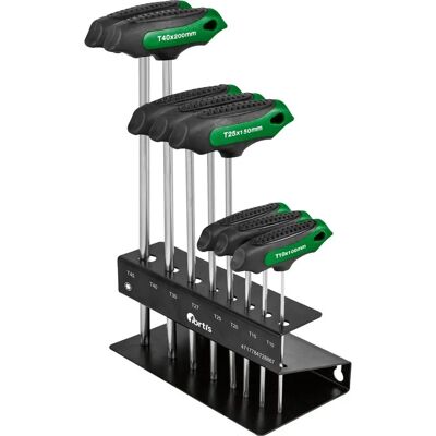 Fortis TX9-40 8-teiliges Innensechskant Schraubendrehersatz Fortis TX9-40 8-teiliges Innensechskant Schraubendrehersatz