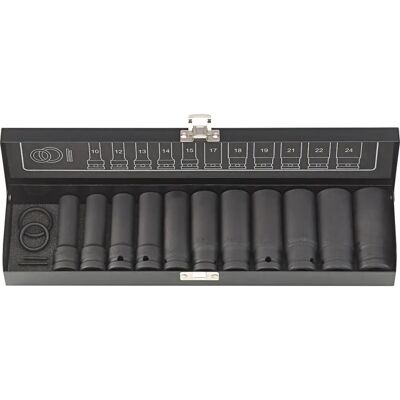 Fortis 4317784735230 Steckschlüssel-Set - 15-teilig, 1/2 Zoll Fortis 4317784735230 Steckschlüssel-Set - 15-teilig, 1/2 Zoll