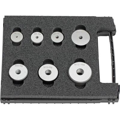 Fortis 4317784735711 Accessorio per tornio - Set di misuratori di filetti M3-M12 Fortis 4317784735711 Accessorio per tornio - Set di misuratori di filetti M3-M12