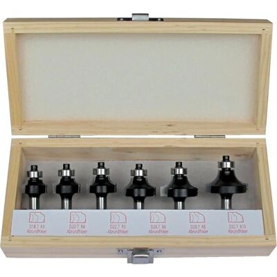 Fortis 4317784769068 fresa - Set di 6 strumenti per arrotondare il legno Fortis 4317784769068 fresa - Set di 6 strumenti per arrotondare il legno