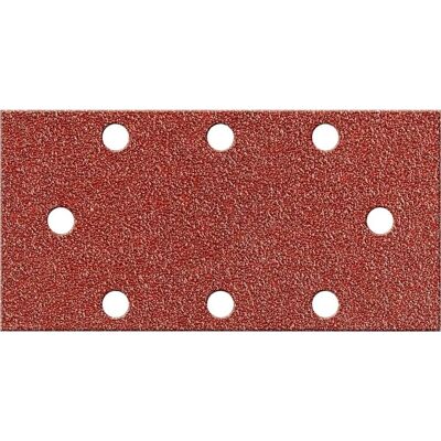 Fortis 4317784781169 accessorio di carteggiatura - 10 pezzi - grano 180 - 8 fori - 93 x 230 mm - per legno e metallo Fortis 4317784781169 accessorio di carteggiatura - 10 pezzi - grano 180 - 8 fori - 93 x 230 mm - per legno e metallo