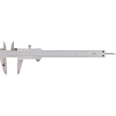Fortis 4317784787406 calibrador de acero inoxidable - 0-150mm Fortis 4317784787406 calibrador de acero inoxidable - 0-150mm