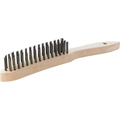 Fortis 4317784789660 Drahtbürste - Stahl, Holz, 6 Reihen Fortis 4317784789660 Drahtbürste - Stahl, Holz, 6 Reihen