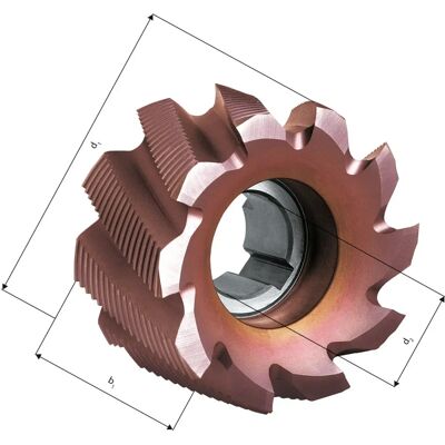 Fresa Forum - Taglio cilindrico, rivestimento TiCN - 40x32mm Fresa Forum - Taglio cilindrico, rivestimento TiCN - 40x32mm