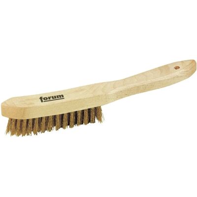 Spazzola a filo ondulato Rz 3 Forum - Spazzola manuale con filo di ottone Spazzola a filo ondulato Rz 3 Forum - Spazzola manuale con filo di ottone