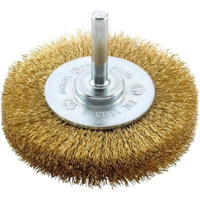 Spazzola circolare in ottone Forum - Ø 30 mm - Pulizia leggera o media Spazzola circolare in ottone Forum - Ø 30 mm - Pulizia leggera o media