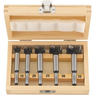 Set di 5 punte per legno - Per legno duro Set di 5 punte per legno - Per legno duro