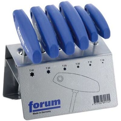 Forum T-Griff Torx Schraubendreher-Set - 6 stk Forum T-Griff Torx Schraubendreher-Set - 6 stk