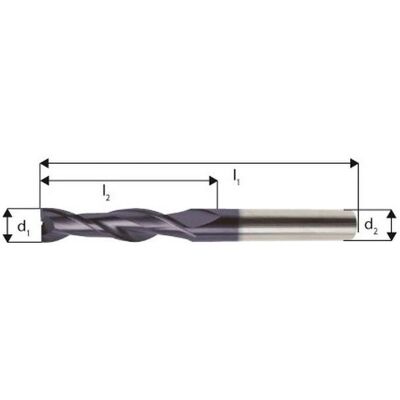 Fresa in metallo Forum - Extra Lunga, 5mm, 75mm, 30mm Fresa in metallo Forum - Extra Lunga, 5mm, 75mm, 30mm