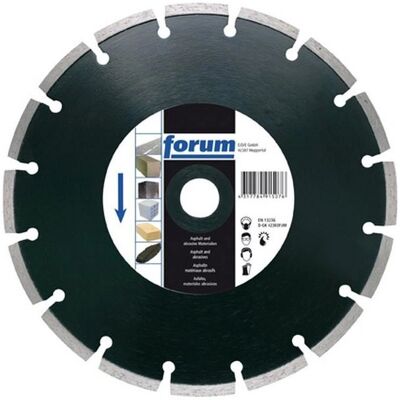 Disco de sierra diamante Forum Muela - 230 x 22,23 mm, segmentos 8 x 2,4 mm - Disco de corte de diamantes Disco de sierra diamante Forum Muela - 230 x 22,23 mm, segmentos 8 x 2,4 mm - Disco de corte de diamantes