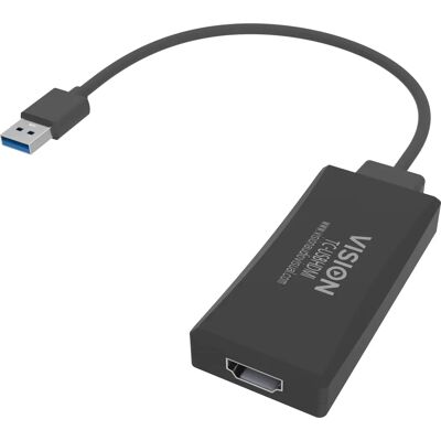Vision TC-USBHDMI USB-Grafikadapter - Schwarz Vision TC-USBHDMI USB-Grafikadapter - Schwarz
