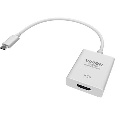 Adattatore grafico USB Vision TC-USBCHDMI - 4K - Bianco Adattatore grafico USB Vision TC-USBCHDMI - 4K - Bianco