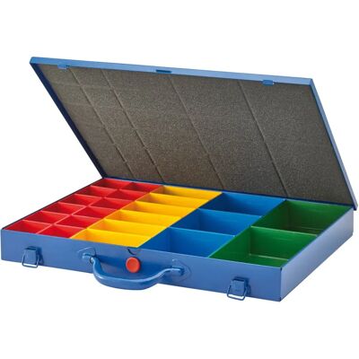 FP Stahl-Organizer-Box - 23 Fächer, Enzianblau FP Stahl-Organizer-Box - 23 Fächer, Enzianblau
