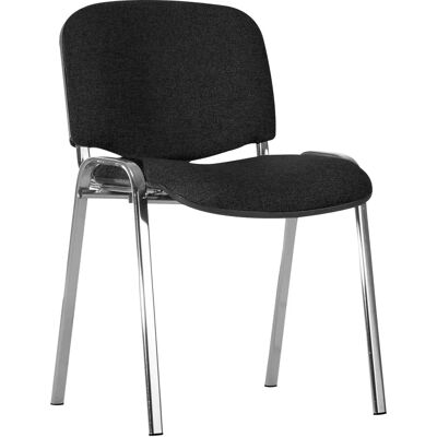 Chaise de visite ISO chrom Bordeaux - Empilable, Ergonomique, Lot de 4 - Publicité Chaise de visite ISO chrom Bordeaux - Empilable, Ergonomique, Lot de 4 - Publicité