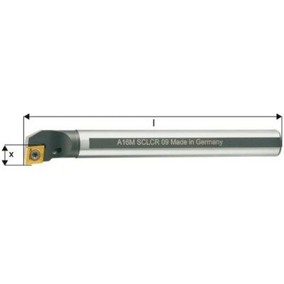 FP A16Q Sclcr 09 - Asta di perforazione - 16mm, 180mm, ISO 95° FP A16Q Sclcr 09 - Asta di perforazione - 16mm, 180mm, ISO 95°