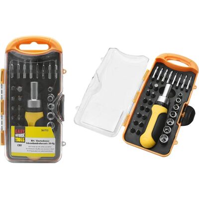 EASY WORK 6 Bits & Nüsse - Bit Socket Set EASY WORK 6 Bits & Nüsse - Bit Socket Set