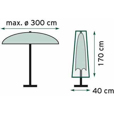 TrendLine - Schutzhülle Basic - Outdoor umbrella cover TrendLine - Schutzhülle Basic - Outdoor umbrella cover