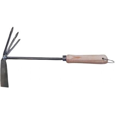 Primaster - Handgartenhacke 33 cm - Edelstahl - Holzgriff - Gartenhacke Primaster - Handgartenhacke 33 cm - Edelstahl - Holzgriff - Gartenhacke