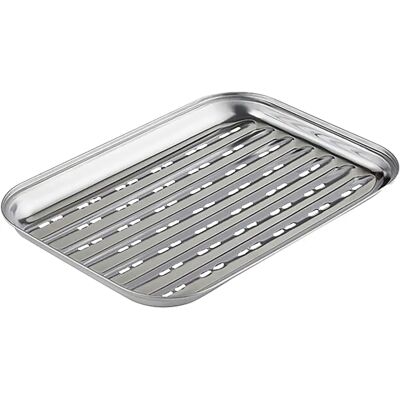 Primaster - Grillschale - 34x25 cm - Edelstahl - Grilltray Primaster - Grillschale - 34x25 cm - Edelstahl - Grilltray