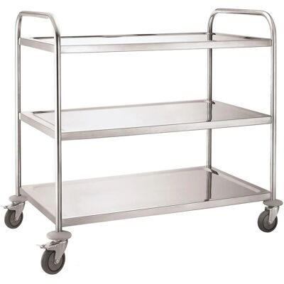 Metro Professional Servierwagen GST1003 - Edelstahl, 3 Regale Metro Professional Servierwagen GST1003 - Edelstahl, 3 Regale