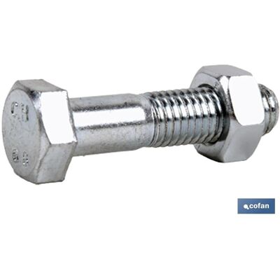 Cofan Viti M18 e Dadi - 10 pezzi - Zincati Cofan Viti M18 e Dadi - 10 pezzi - Zincati