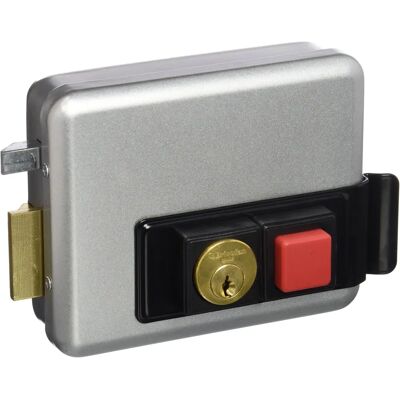 Fechadura elétrica Cofan com tranca e botão - Fechadura elétrica Fechadura elétrica Cofan com tranca e botão - Fechadura elétrica