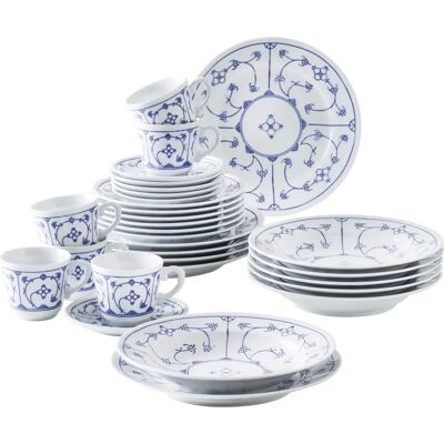 Kahla - Blau Saks Kombiservice 30tlg. - Blau - 30tlg. - Dinnerware set Kahla - Blau Saks Kombiservice 30tlg. - Blau - 30tlg. - Dinnerware set