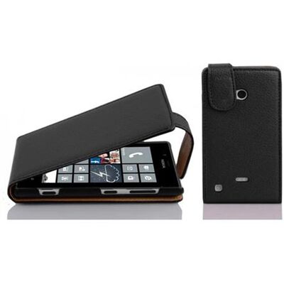 Cadorabo - Nokia Lumia 720 - Schwarz - Flip - Handyhülle Cadorabo - Nokia Lumia 720 - Schwarz - Flip - Handyhülle