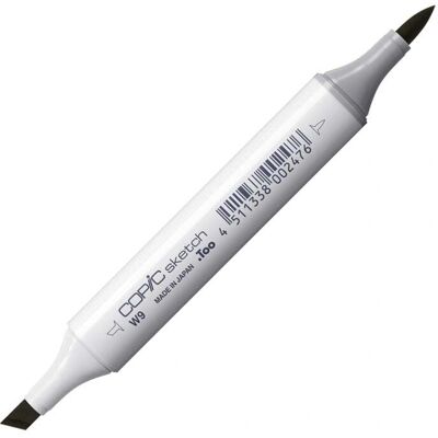 Marqueur Copic Sketch W9 - Gris - à base d'alcool - Publicité Marqueur Copic Sketch W9 - Gris - à base d'alcool - Publicité
