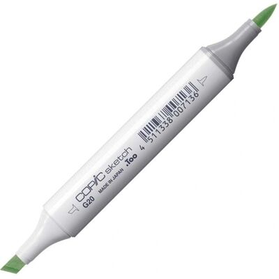 Marqueur Copic Sketch - G20 - Pinceau et pointe large professionnels - 358 couleurs Marqueur Copic Sketch - G20 - Pinceau et pointe large professionnels - 358 couleurs