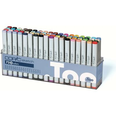 Copic 21075164 Sketch 72-piece Marker Set - Markers for Drawing Copic 21075164 Sketch 72-piece Marker Set - Markers for Drawing