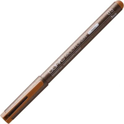 Copic Multiliner sepia 0.5mm - Felt-tip pen - Sketching, comics - High UV Copic Multiliner sepia 0.5mm - Felt-tip pen - Sketching, comics - High UV