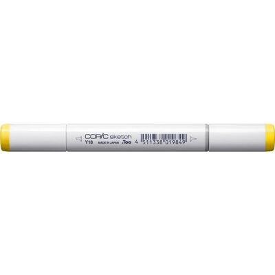COPIC Y18 Lightning Yellow Alkoholmarker - Marker - Gelb - Opak COPIC Y18 Lightning Yellow Alkoholmarker - Marker - Gelb - Opak