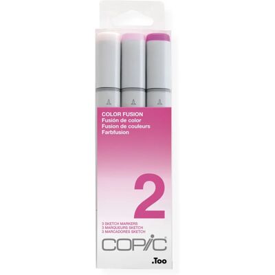 Copic Color Fusion 2 Marker Set - 3 pcs - Art Supplies Copic Color Fusion 2 Marker Set - 3 pcs - Art Supplies