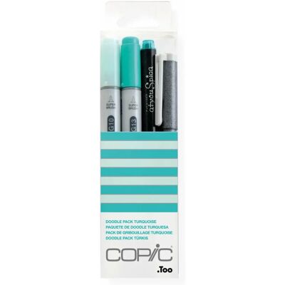 Copic Ciao Doodle Pack Türkiz Marker - Markerek Copic Ciao Doodle Pack Türkiz Marker - Markerek