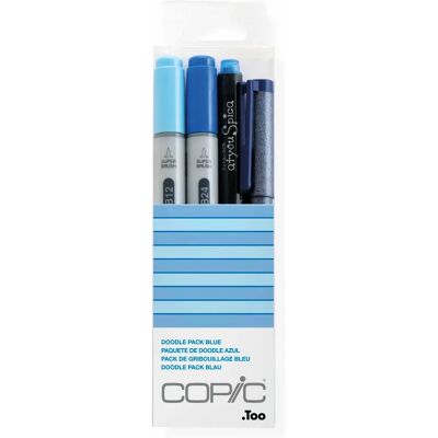 Copic Ciao Doodle Pack Blau Marker - Künstlerbedarf Copic Ciao Doodle Pack Blau Marker - Künstlerbedarf