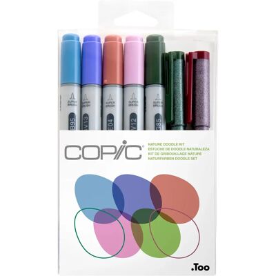 Ensemble de Couleurs Naturelles Copic Ciao - 7 Marqueurs - Marqueurs pour Paysages & Doodles Ensemble de Couleurs Naturelles Copic Ciao - 7 Marqueurs - Marqueurs pour Paysages & Doodles