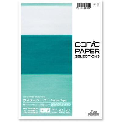 Copic Custom Paper - Weiß, 150 g/m², A4, 20 Blatt - Zeichenpapier Copic Custom Paper - Weiß, 150 g/m², A4, 20 Blatt - Zeichenpapier